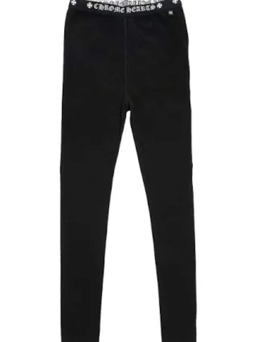 Chrome Hearts Black Leggings with Logo Waistband *please read Details